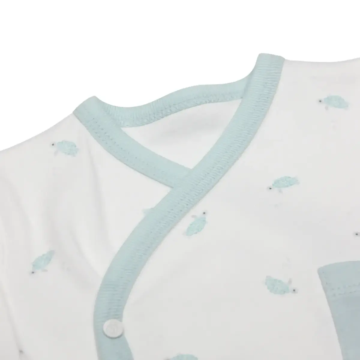 Bistyle Zıbın Takımı 3lü Hello World Mint - Ekru