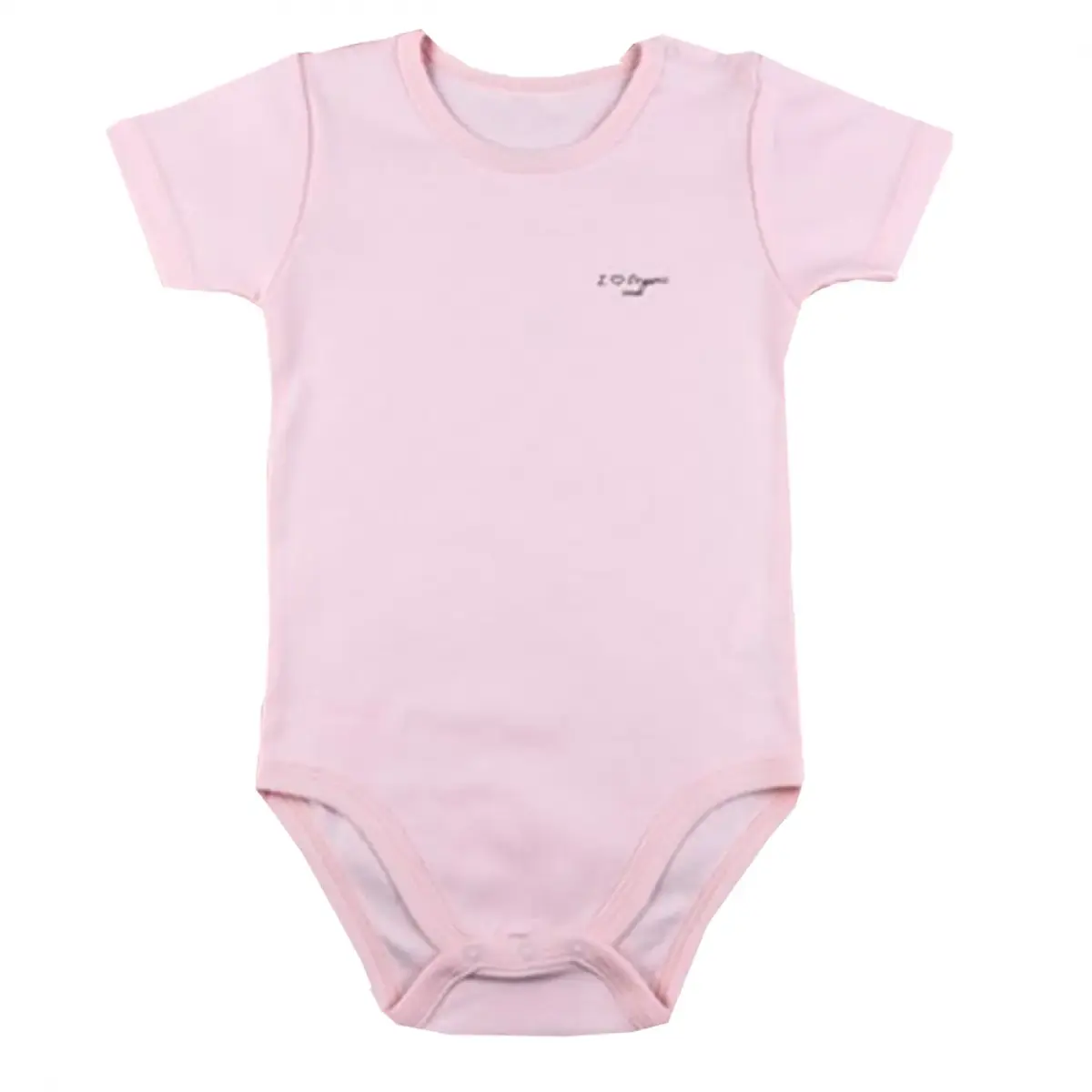Kitikate Organik Body Kısa Kol Pembe