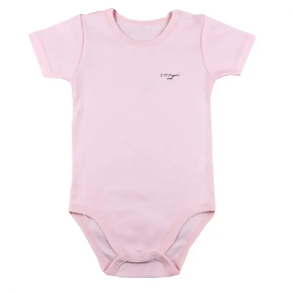Kitikate Organik Body Kısa Kol Pembe