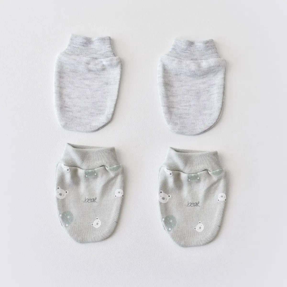 Bibaby Organik Eldiven 2li Hug Me Bear Kar Melanj Bibaby Organik Eldiven 2li Hug Me Bear Kar Melanj