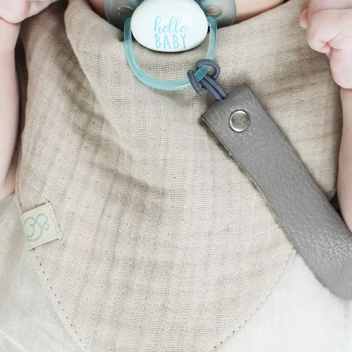 Bistyle Organik Fular Önlük Müslin 3lü Kiremit - Bej - Hardal