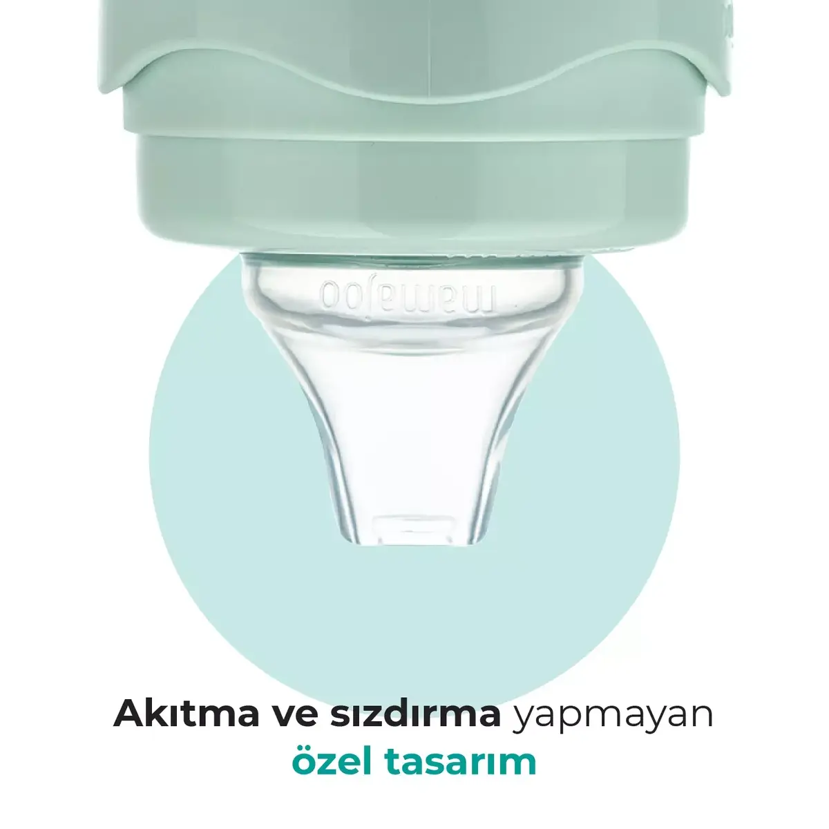 Mamajoo Kulplu Eğitici Bardak 270 ml Powder Green