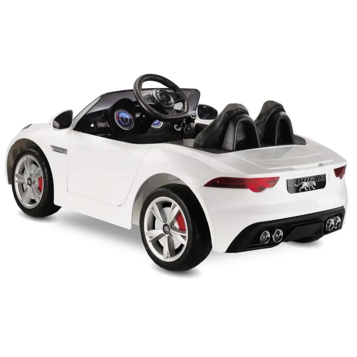 Babyhope Cougar Akülü Araba 12V Beyaz
