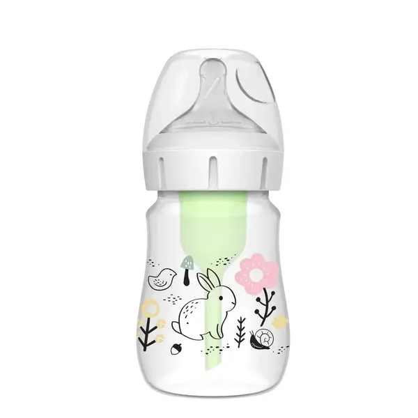 Dr Browns PP Biberon Geniş Ağız Anti-Kolik Options+ Orman Tavşan Desenli 150 ml 