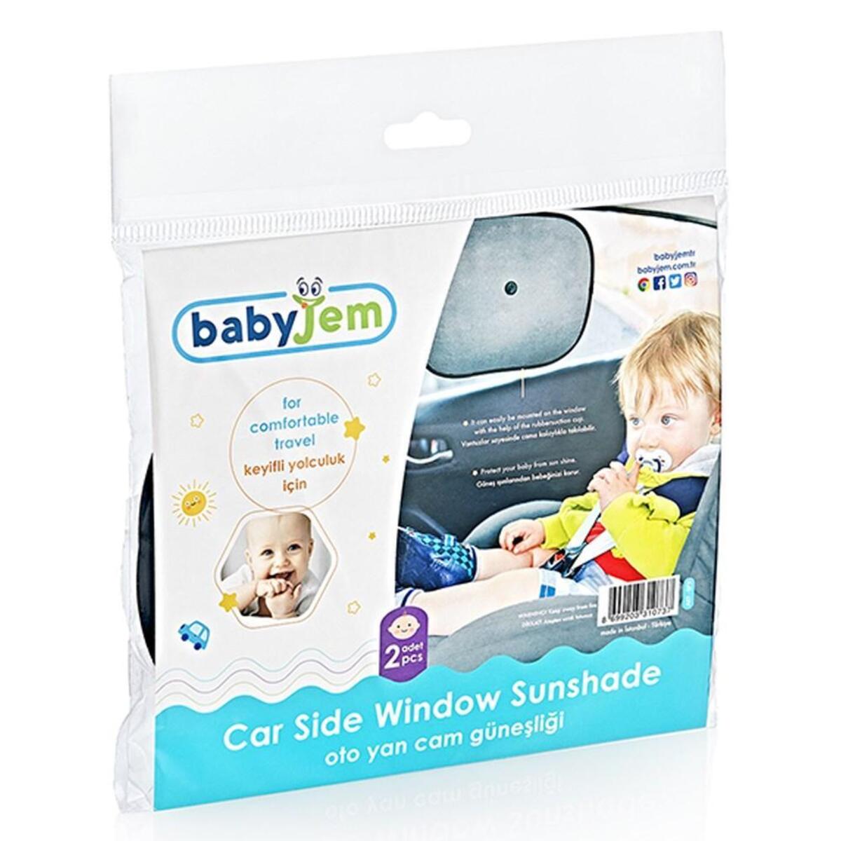 Babyjem Oto Yan Cam Güneşliği 2li