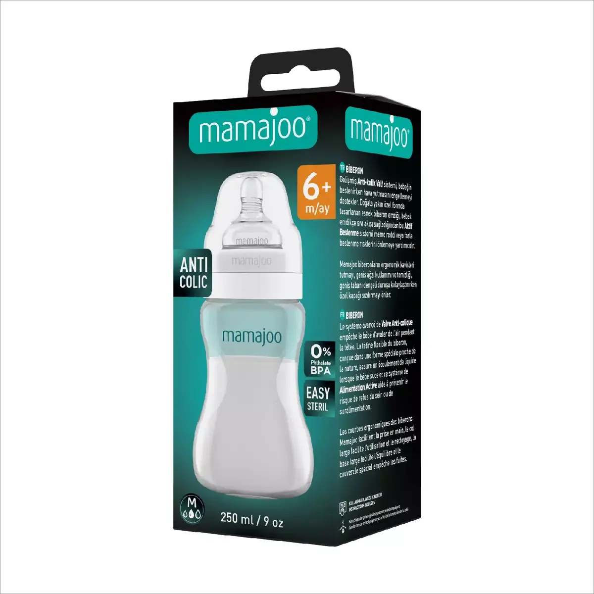 Mamajoo Silver PP Biberon 250 ml