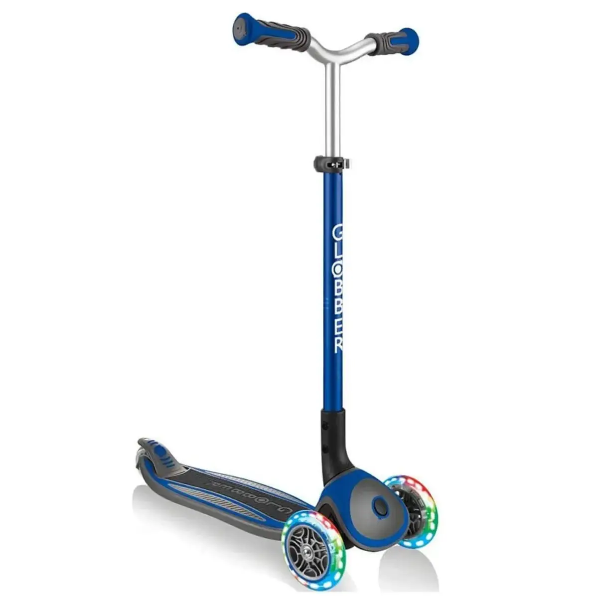 Globber Elite Deluxe Işıklı Scooter Lacivert Globber Elite Deluxe Işıklı Scooter Lacivert