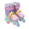 Ayarlanabilir Dönüşen Tekerlekli 2 IN 1 Twisty Paten Pembe