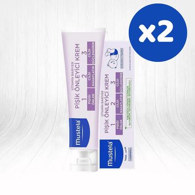 Mustela Vitamin Bariyer 1-2-3 Bebek Pişik Kremi 50 ml x 2 Adet