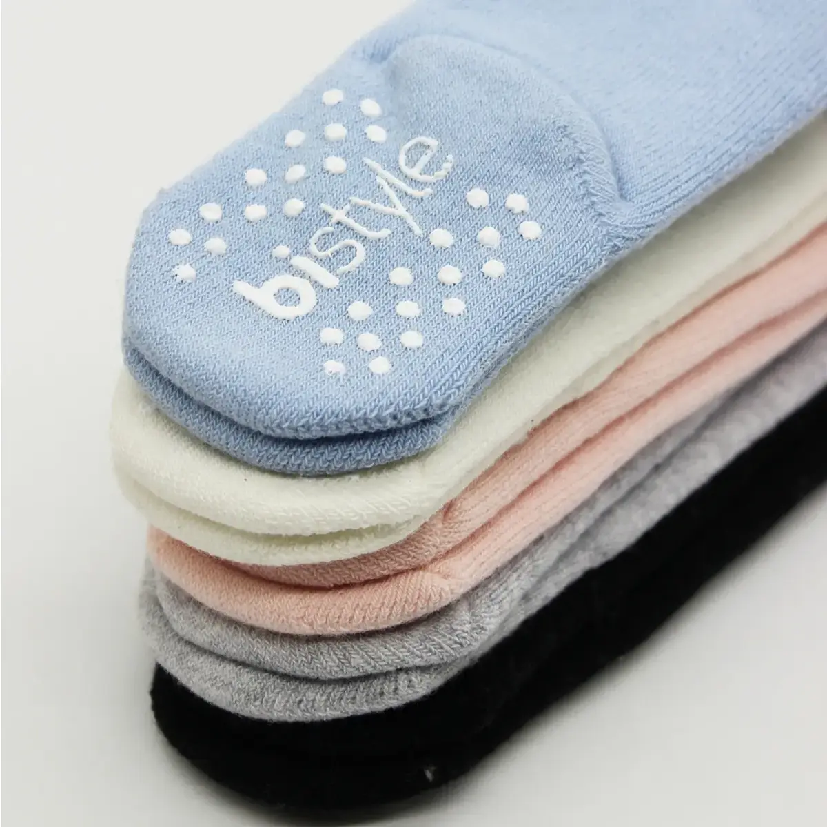 Bistyle Organik Çorap Külotlu Kaymaz Havlu  Gri