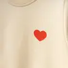 Winimo Sweatshirt Kalp Baskılı Bej