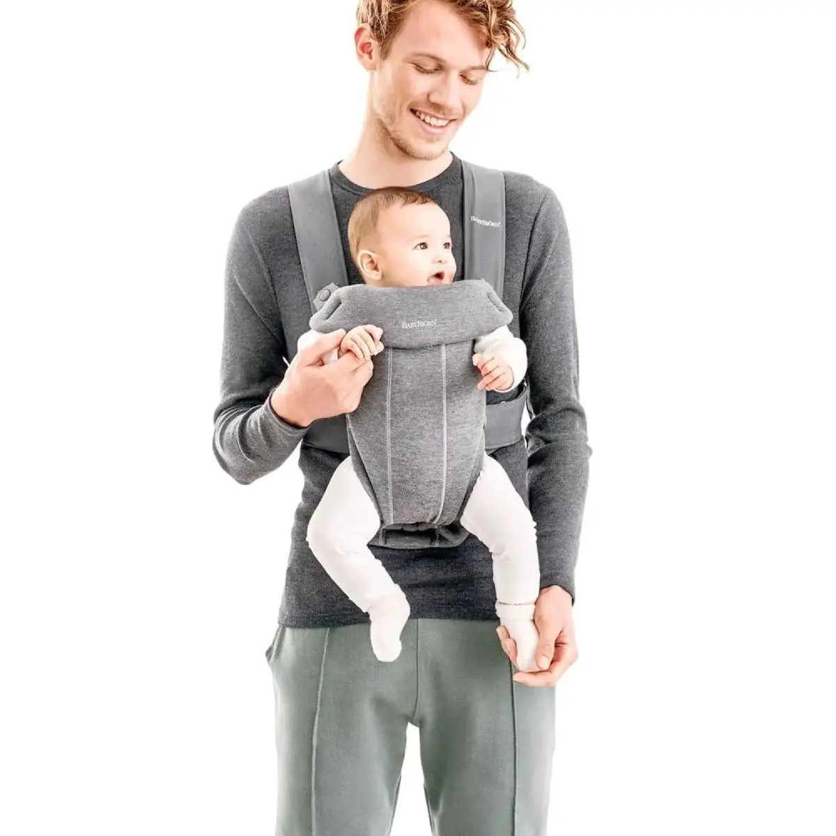Babybjörn Kanguru Mini 3D Cotton Jersey Light Grey