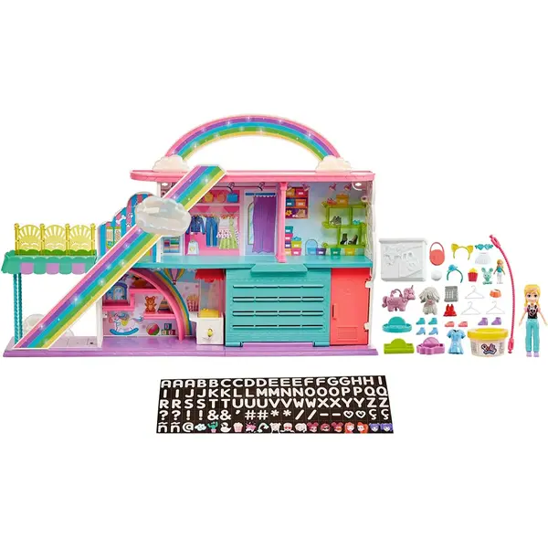 Polly Pocket Gökkuşağı Alışveriş Merkezi Oyun Seti