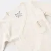 Bibaby Organik Body Kruvaze Eldivenli Soft Modal Ekru