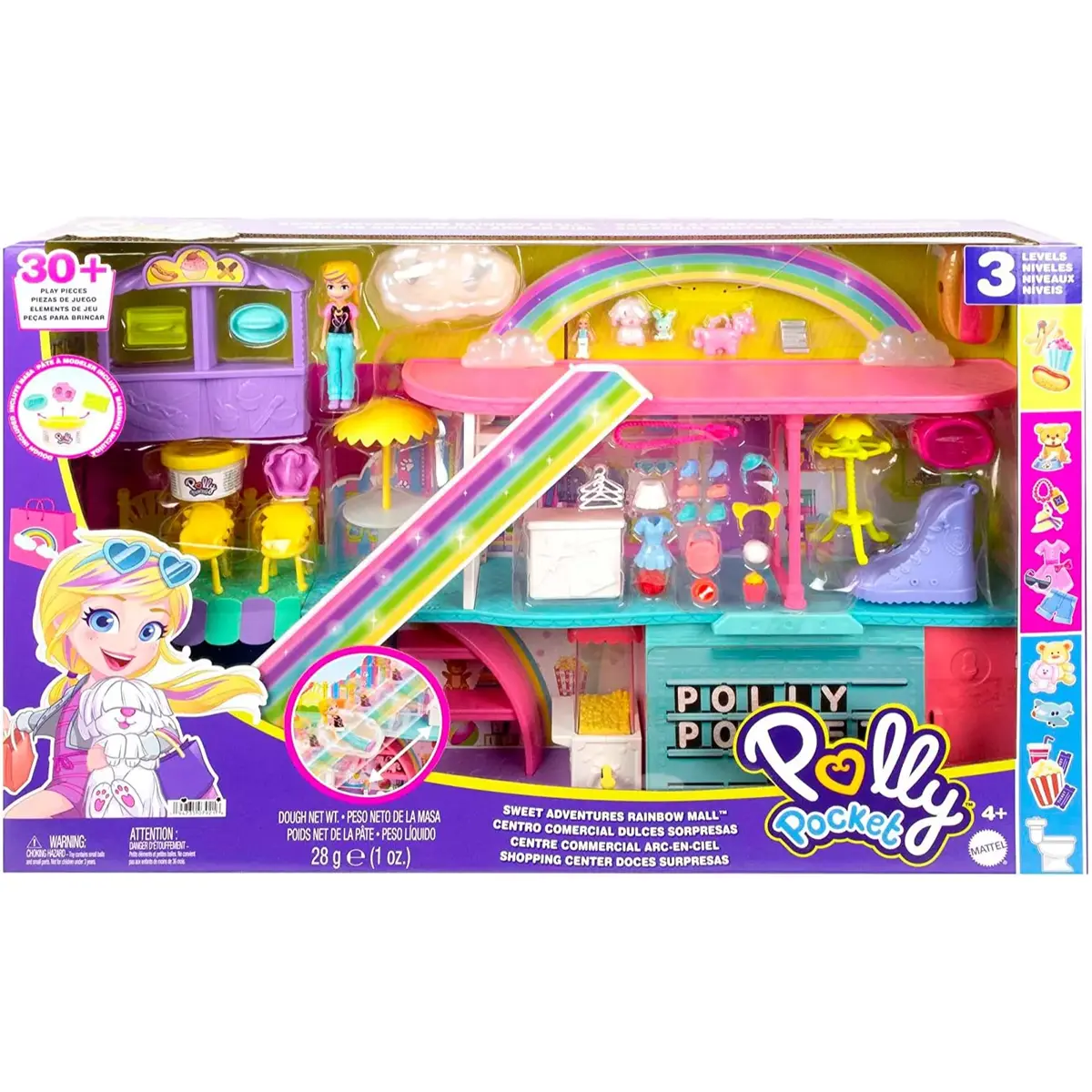 Polly Pocket Gökkuşağı Alışveriş Merkezi Oyun Seti