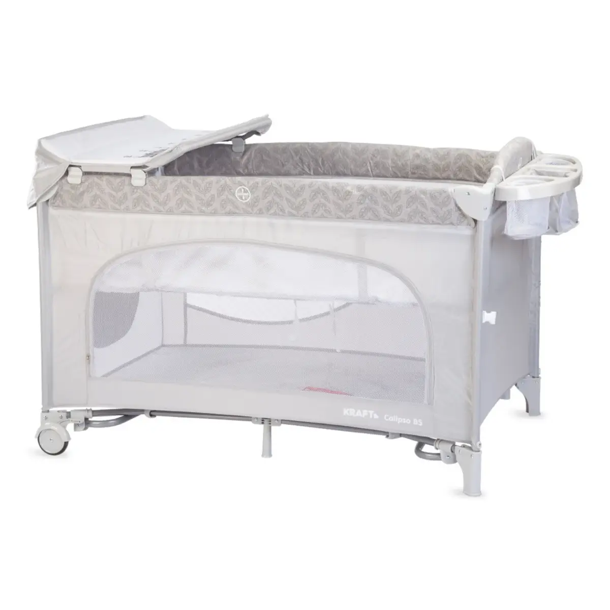 Kraft Calipso Bedside Anne Yanı Oyun Parkı 70x120 cm Light Grey