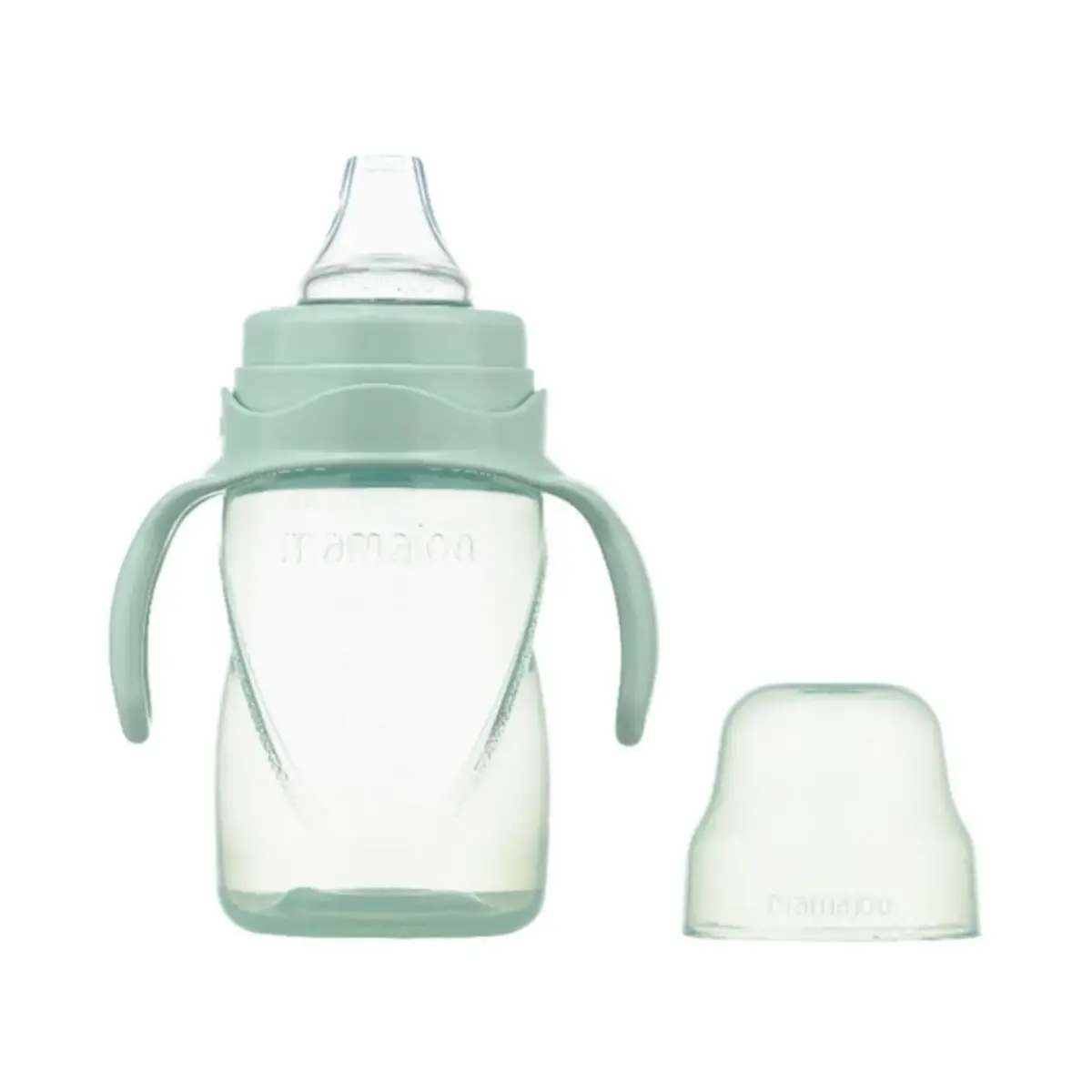 Mamajoo Kulplu Eğitici Bardak 270 ml Powder Green