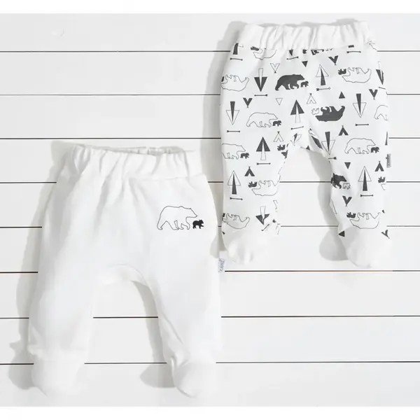 Kanz Pantolon Patikli 2li Baby Bear Siyah