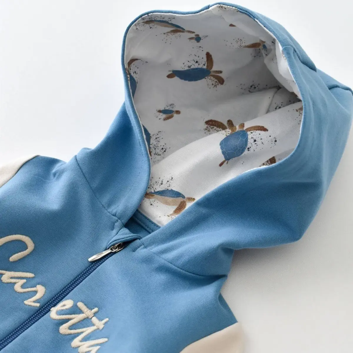 Bibaby Organik Tulum Fermuarlı Caretta In Live İndigo