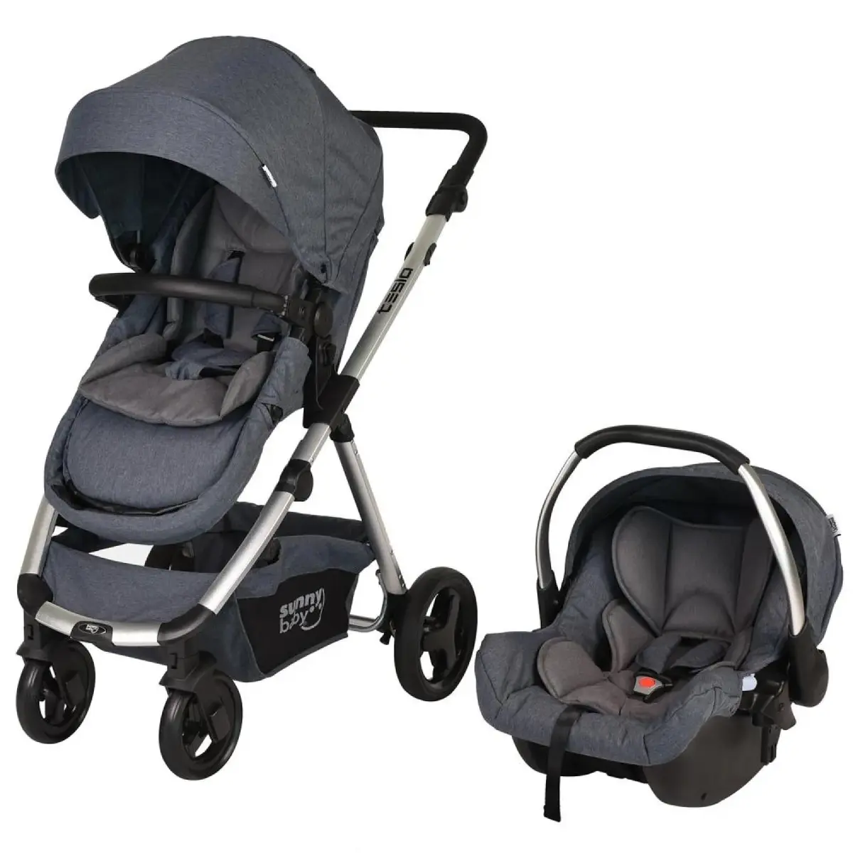Sunny Baby Tesla Travel Sistem Bebek Arabası Gri