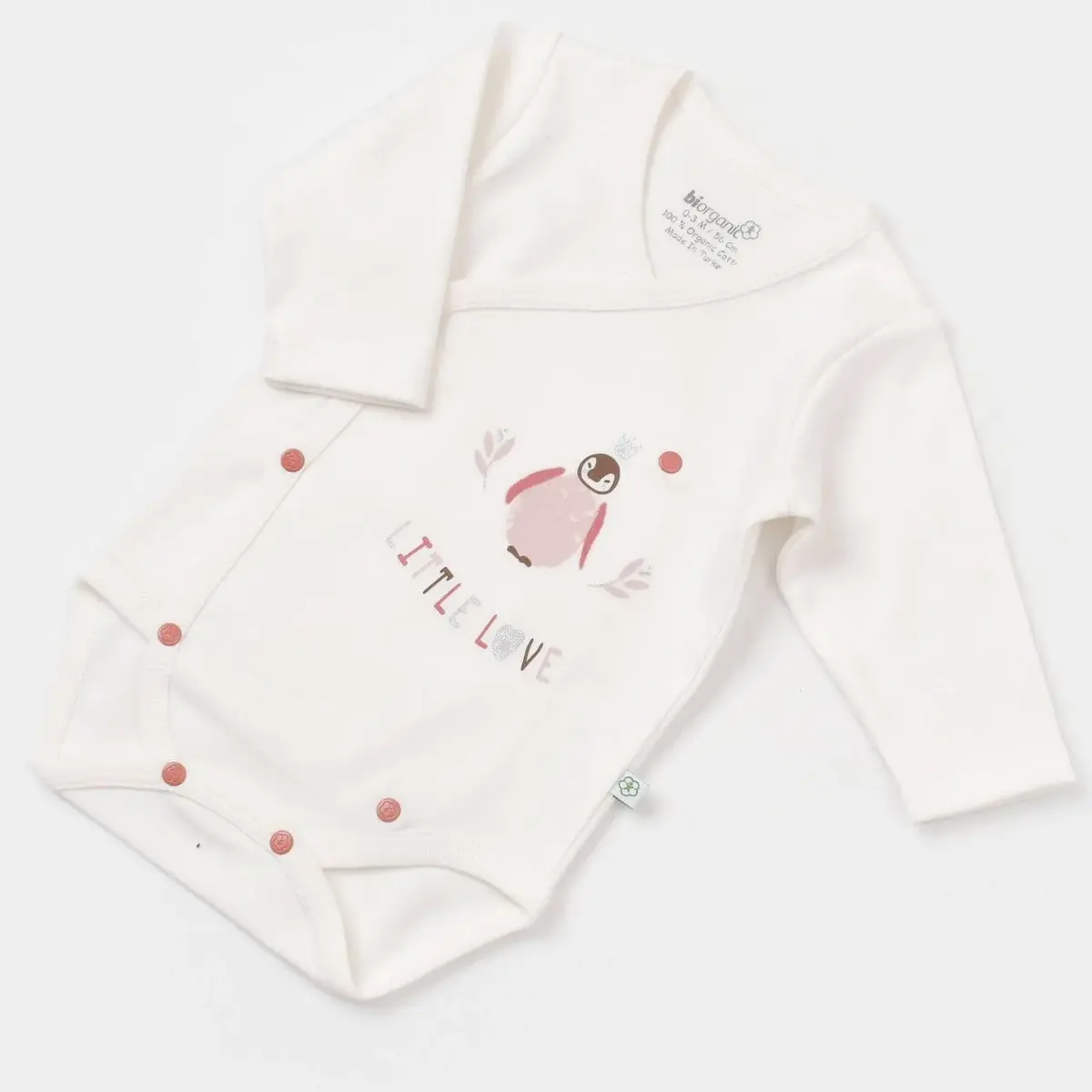 Bibaby Organik Zıbın Takımı Little Love Rose Dry