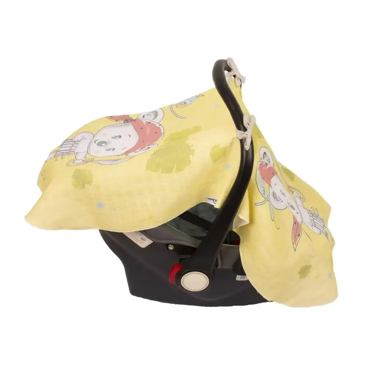 Sevi Bebe Müslin Anakucağı Örtüsü Pano Baskılı Korsan