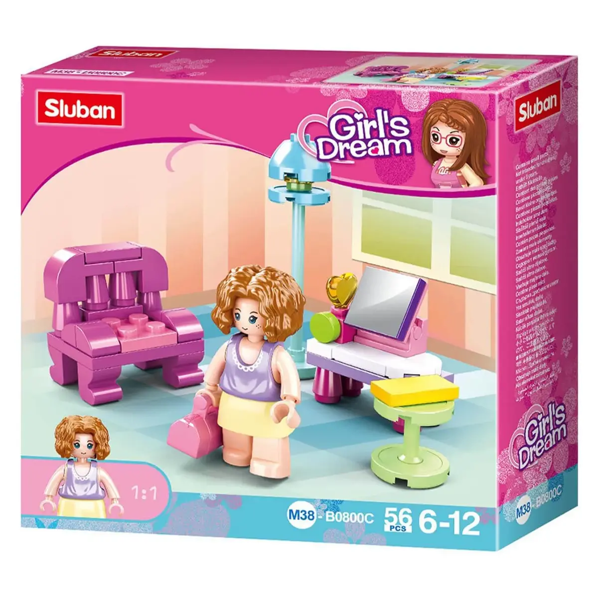 Sluban Girls Dream Salon 56 Parça