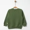 Hira Sweatshirt Snap Baskılı Haki