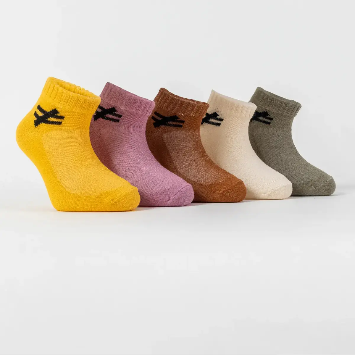 Moi Noi Çorap Soket 5li Çok Renkli