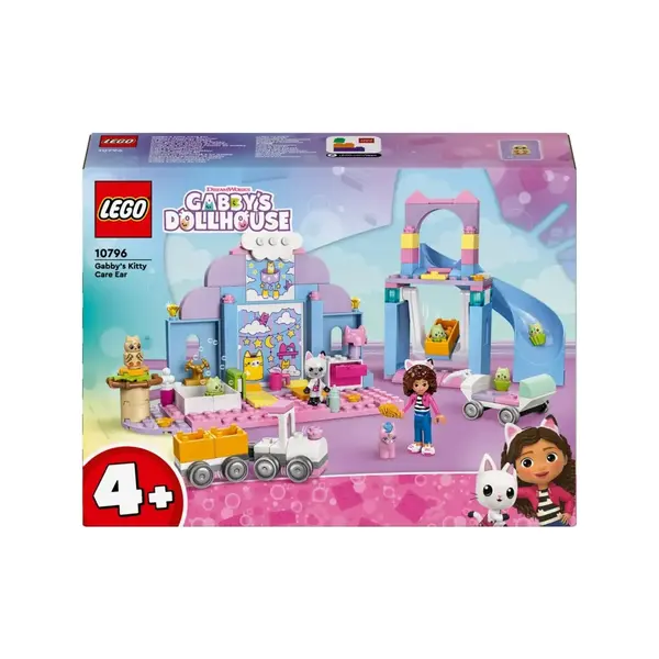 LEGO 4+ Gabby’s Dollhouse Gabby’nin Kedicik Bakım Odası 10796