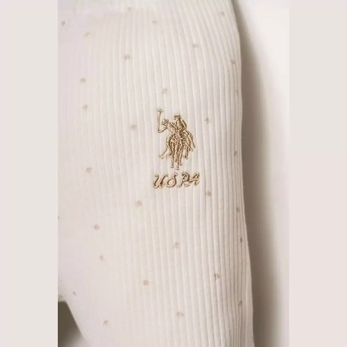 U.S. Polo Pijama Takımı Gömlek Beyaz