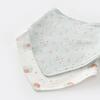 Bibaby Organik Fular Önlük 2li Pretty Ears Bunny Mint - Ekru