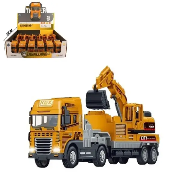 Vardem Sürtmeli Işıklı Müzikli Kazıcı Taşıyan Tır 1:24 