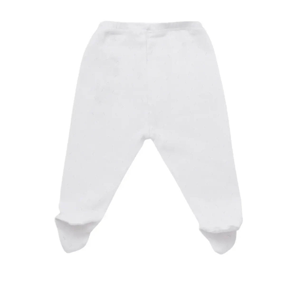 Bibaby Pantolon Patikli Best White Friends Beyaz