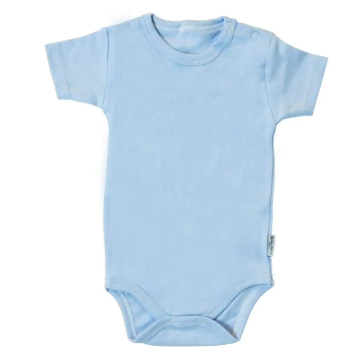 Bebe Fleur Body Kısa Kol İnterlok Bebek Mavi Bebe Fleur Body Kısa Kol İnterlok Bebek Mavi