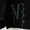 Hira Şort Snap Baskılı Siyah
