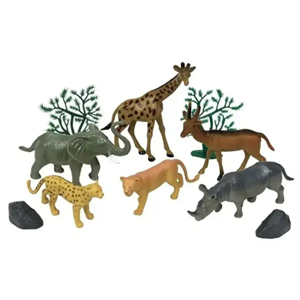 Vardem 10 Parça 9 inç Asorti Hayvan Seti