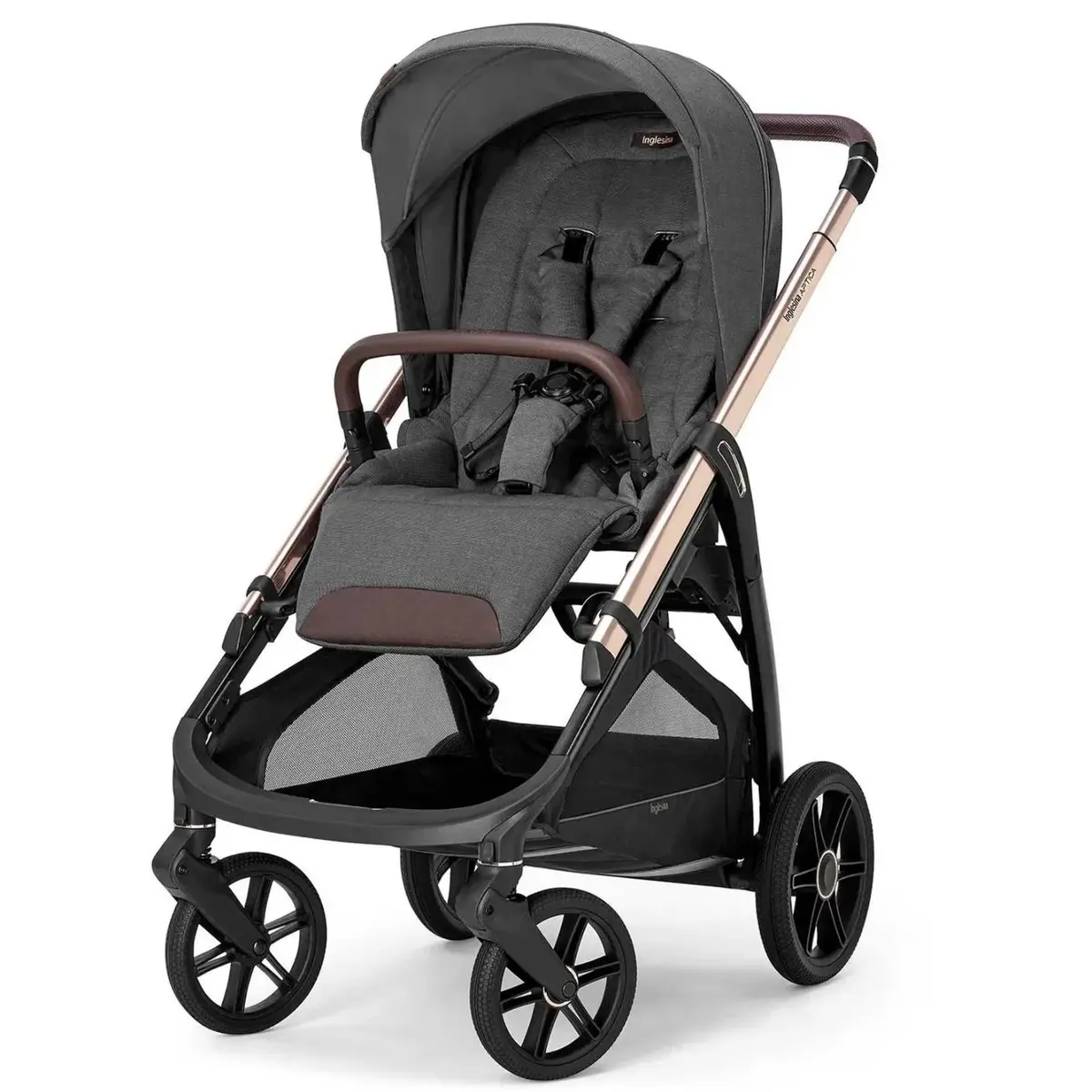 Inglesina Aptica Glam Çift Yönlü Bebek Arabası Velvet Grey