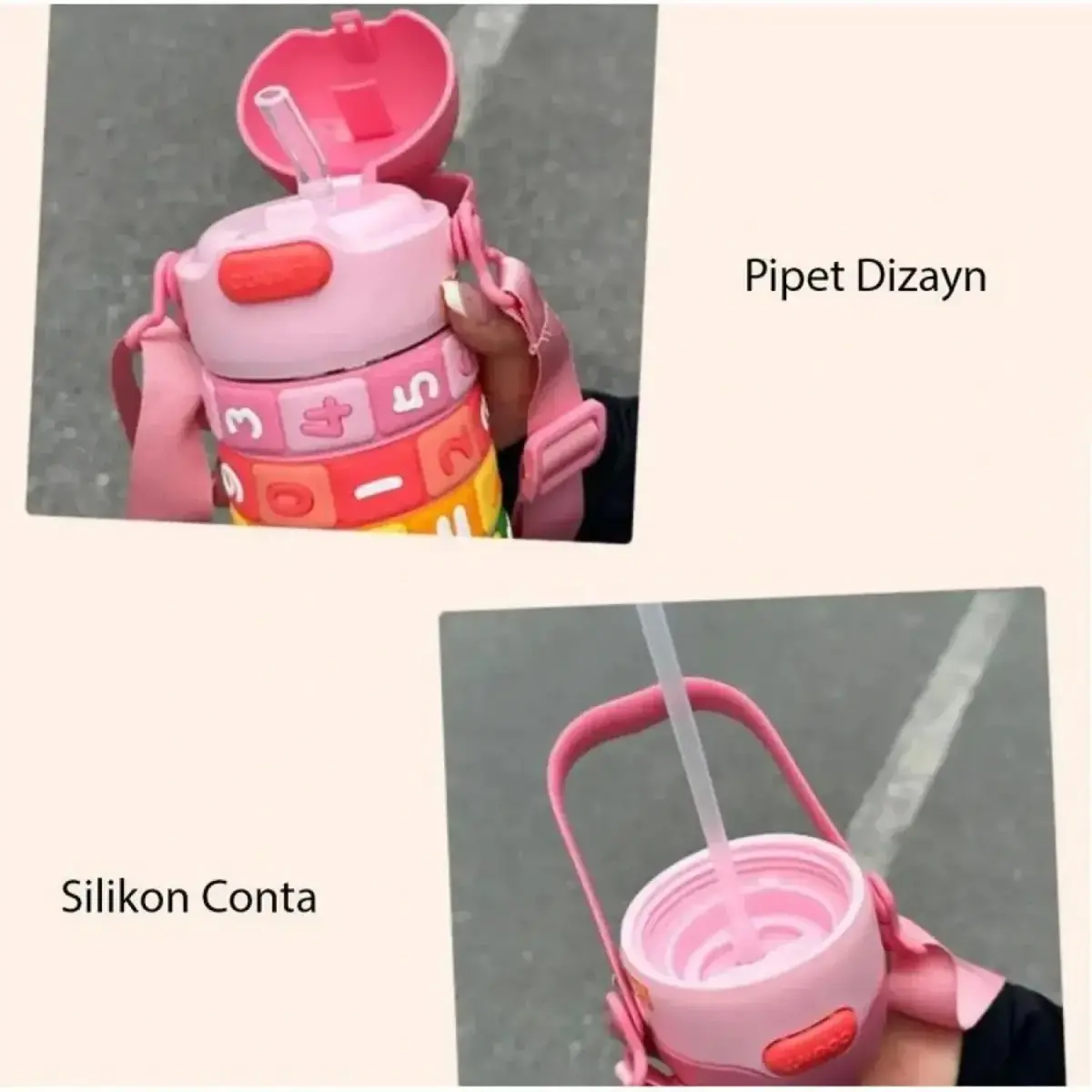 Vagonlife Çelik Termos 430 ml Pembe