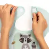 Sevi Bebe Cırtlı Muşamba Önlük Rakun