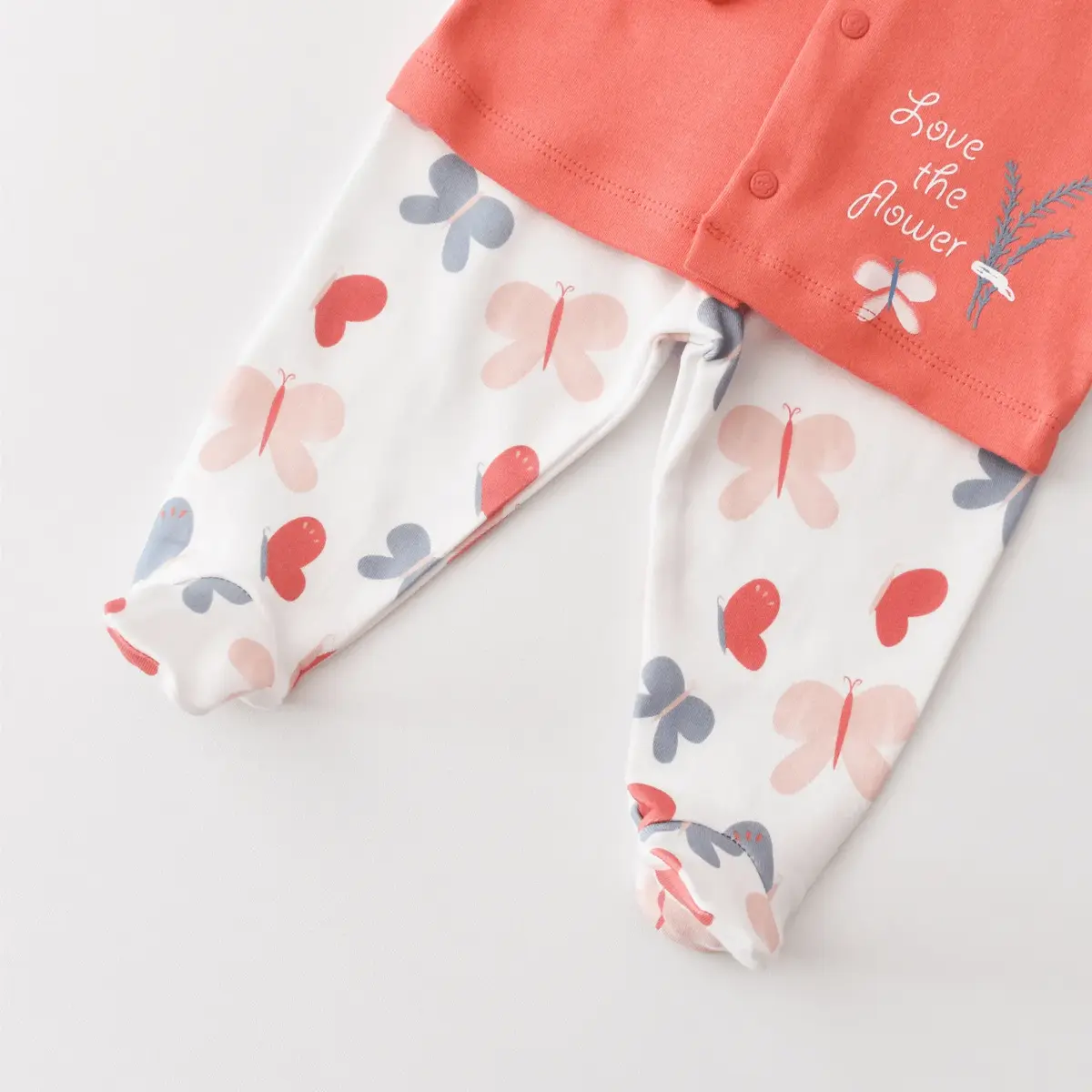 Bibaby Organk Zıbın Takımı Battaniyeli Tüllü Wild Flowers Spring Blue