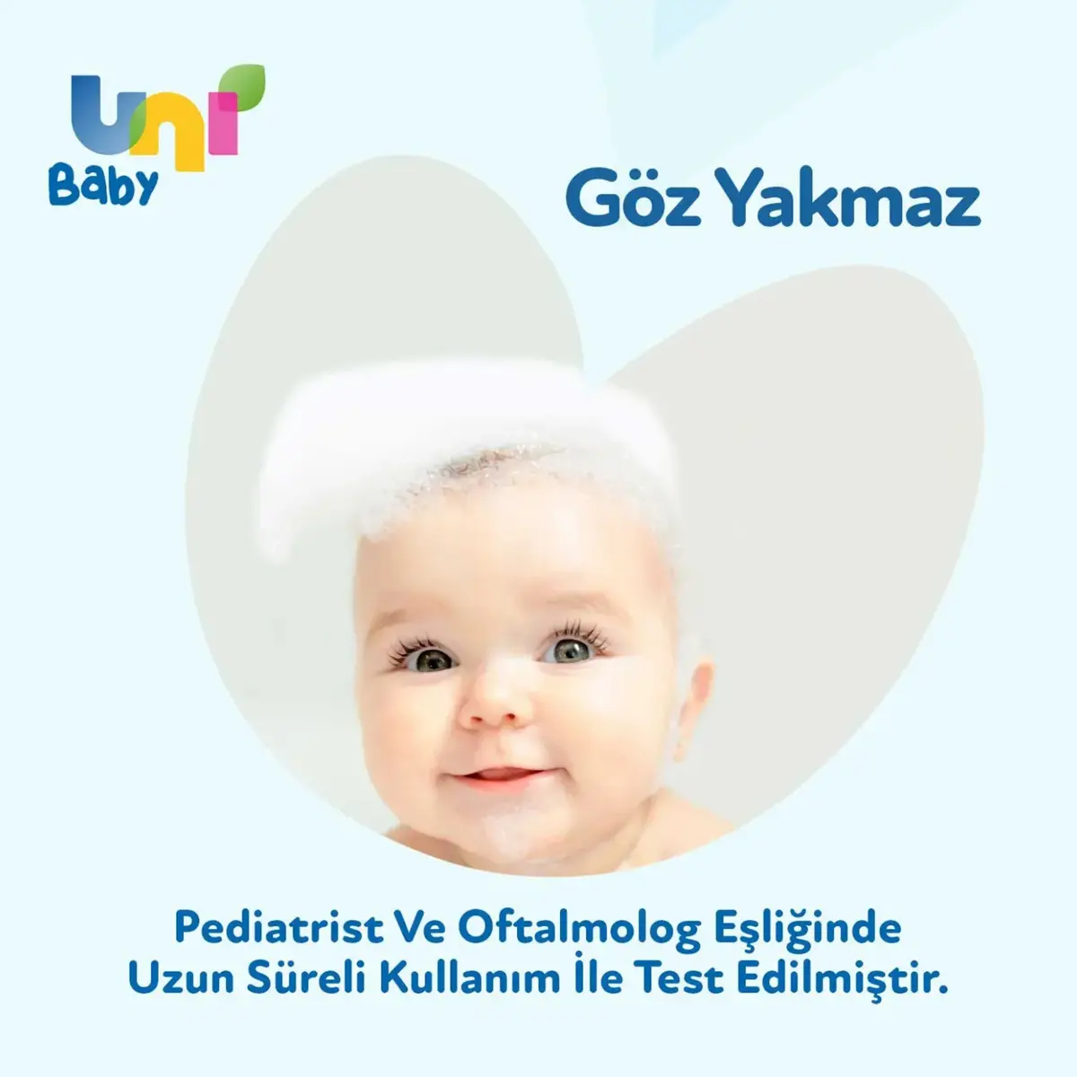 Uni Baby Şeffaf Bebek Şampuanı 900 ml x 3 Adet