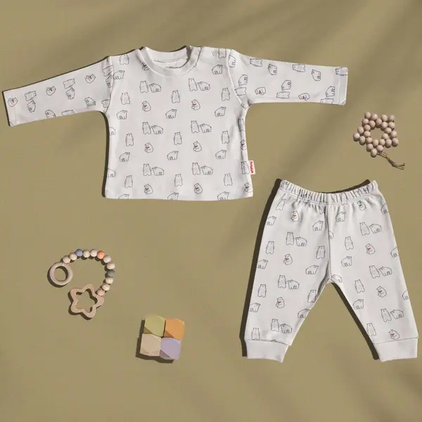 Tiffany 2li Takım Bears Organic Theme