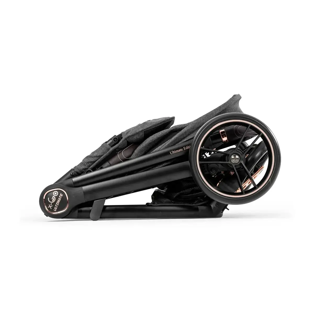 Kanz X-Go Ultimate Travel Sistem Bebek Arabası Rose Gold Gri