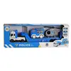 Polis Ve İtfaiye Aracı Taşıyan Tır
