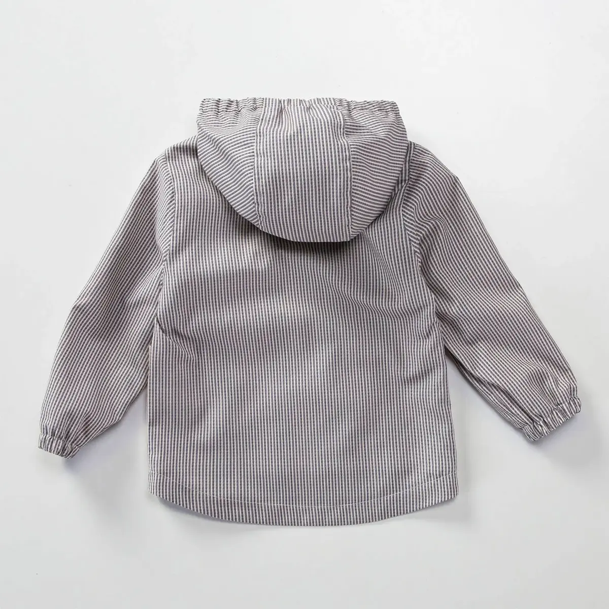 Midimod Yağmurluk Palmiyeli Lacivert