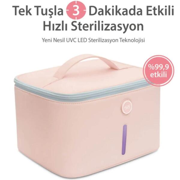 59S P26 Ultraviyole-C LED Çok Fonksiyonlu Sterilizasyon Çantası