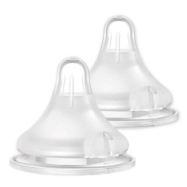 Lansinoh Natural Wave Silikon Biberon Emziği 2li Hızlı Akış