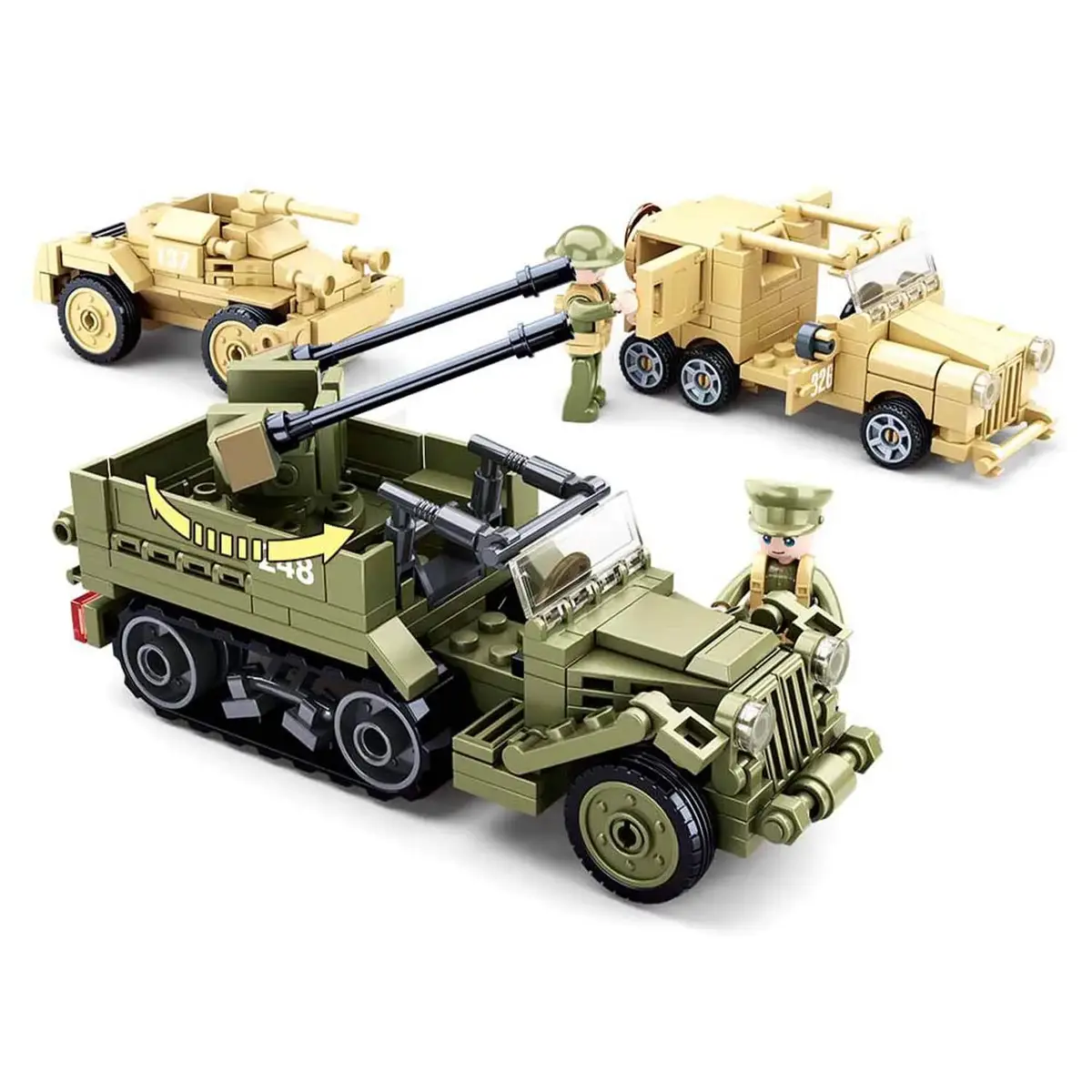 Sluban Army Büyük Set 4in1 552 Parça