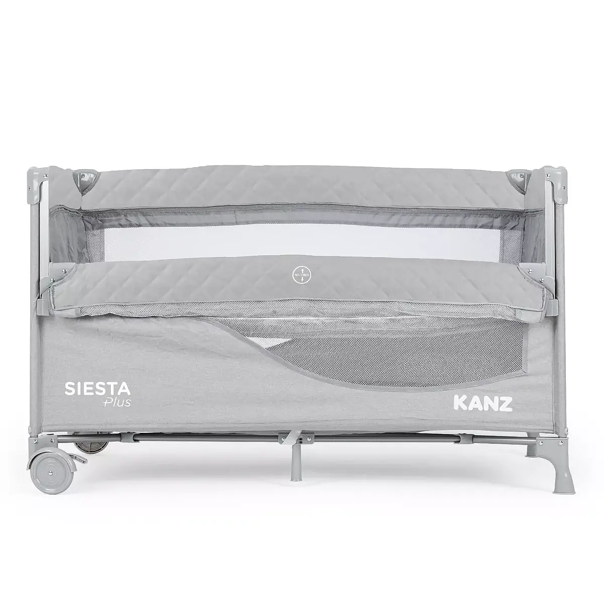 Kanz Siesta Plus Anne Yanı Oyun Parkı 70x120 cm Gri